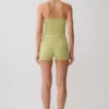 Top de punto con cuello halter y detalles metálicos de Dimitri – Verde oliva claro Top de punto con cuello halter y detalles metálicos de Dimitri – Verde oliva claro