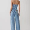 Vaqueros Roy de talle medio y pierna ancha – Denim azul clásico Vaqueros Roy de talle medio y pierna ancha – Denim azul clásico