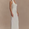 Top halter con corsé Meadow – Blanco
