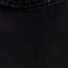 Top halter con cuello de pedrería Emilia – Negro Top halter con cuello de pedrería Emilia – Negro