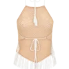 Top halter de croché Miley – Marfil Top halter de croché Miley – Marfil