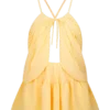 Top halter de gasa Korra – Butterscotch Top halter de gasa Korra – Butterscotch