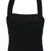 Top halter de traje Amelita – Negro Top halter de traje Amelita – Negro