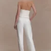 Top halter Marina con detalles metálicos – Marfil Top halter Marina con detalles metálicos – Marfil