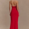 Top halter Mariposa Slinky – Rojo
