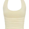 Top halter reciclado Marie – Sorbete de limón Top halter reciclado Marie – Sorbete de limón