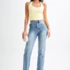 Top halter reciclado Marie – Sorbete de limón Top halter reciclado Marie – Sorbete de limón