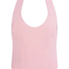 Top halter tipo corsé Meadow – Rosa caramelo Top halter tipo corsé Meadow – Rosa caramelo