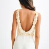 Top halter Willow de nácar – Perla Top halter Willow de nácar – Perla