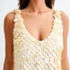 Top halter Willow de nácar – Perla Top halter Willow de nácar – Perla