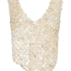 Top halter Willow de nácar – Perla Top halter Willow de nácar – Perla