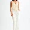 Top halter Willow de nácar – Perla Top halter Willow de nácar – Perla