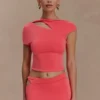 Top Haven Slinky Twist – Coral Top Haven Slinky Twist – Coral