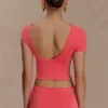 Top Haven Slinky Twist – Coral Top Haven Slinky Twist – Coral