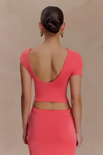 Top Haven Slinky Twist – Coral