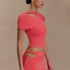 Top Haven Slinky Twist – Coral Top Haven Slinky Twist – Coral
