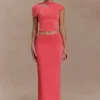 Top Haven Slinky Twist – Coral Top Haven Slinky Twist – Coral
