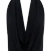 Top modal con cuello vuelto Huyen – Negro Top modal con cuello vuelto Huyen – Negro