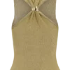 Top Nikki de lurex con detalles metálicos – Dorado Top Nikki de lurex con detalles metálicos – Dorado