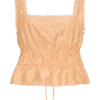 Top sin mangas bordado Vivian – Naranja Top sin mangas bordado Vivian – Naranja