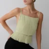 Top sin mangas plisado Lilou – Salvia Top sin mangas plisado Lilou – Salvia