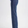 Vaqueros de cintura alta y pierna recta Janine – Azul oscuro