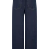 Vaqueros de Denim con diamantes y talle medio Laina – Azul medianoche Vaqueros de Denim con diamantes y talle medio Laina – Azul medianoche