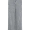 Vaqueros de Denim con paneles de talle medio de Georgette – Gris Vaqueros de Denim con paneles de talle medio de Georgette – Gris