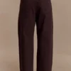 Vaqueros de Denim de talle medio Mannon – Chocolate Vaqueros de Denim de talle medio Mannon – Chocolate