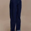 Vaqueros de pierna recta con dobladillo Kirralee – Azul índigo Vaqueros de pierna recta con dobladillo Kirralee – Azul índigo