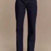 Vaqueros de talle alto y pierna recta Janine – Azul índigo lavado Vaqueros de talle alto y pierna recta Janine – Azul índigo lavado