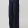 Vaqueros Denim acampanados de talle medio Sienna – Rayas diplomáticas índigo Vaqueros Denim acampanados de talle medio Sienna – Rayas diplomáticas índigo