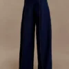 Vaqueros Denim de cintura alta Beatrix – Azul índigo Vaqueros Denim de cintura alta Beatrix – Azul índigo