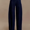 Vaqueros Denim de cintura alta Beatrix – Azul índigo Vaqueros Denim de cintura alta Beatrix – Azul índigo