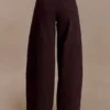 Vaqueros Denim de cintura alta Beatrix – Chocolate Vaqueros Denim de cintura alta Beatrix – Chocolate