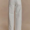 Vaqueros Denim de cintura media – Blanco Vaqueros Denim de cintura media – Blanco