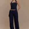 Vaqueros Denim de cintura media Caitlin – Azul índigo Vaqueros Denim de cintura media Caitlin – Azul índigo