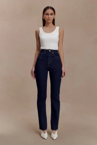Vaqueros Denim pitillo Janessa – Azul índigo
