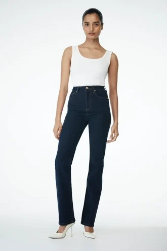 Vaqueros Denim pitillo Janessa – Azul índigo