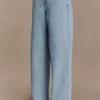 Vaqueros Mannon de talle medio Denim – Azul 80’s