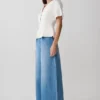 Vaqueros oversize Bobby con pliegue delantero – Azul verano Vaqueros oversize Bobby con pliegue delantero – Azul verano