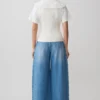 Vaqueros oversize Bobby con pliegue delantero – Azul verano Vaqueros oversize Bobby con pliegue delantero – Azul verano