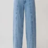Vaqueros Roy de talle medio y pierna ancha – Denim azul clásico Vaqueros Roy de talle medio y pierna ancha – Denim azul clásico
