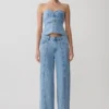 Vaqueros Roy de talle medio y pierna ancha – Denim azul clásico Vaqueros Roy de talle medio y pierna ancha – Denim azul clásico