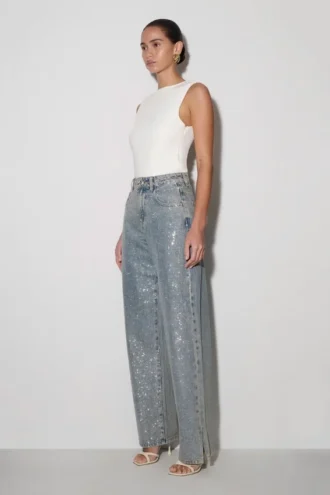 Vaqueros Tyla Diamante Denim – Azul/Verde