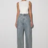 Vaqueros Tyla Diamante Denim – Azul/Verde Vaqueros Tyla Diamante Denim – Azul/Verde