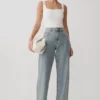Vaqueros Tyla Diamante Denim – Azul/Verde Vaqueros Tyla Diamante Denim – Azul/Verde