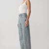 Vaqueros Tyla Diamante Denim – Azul/Verde Vaqueros Tyla Diamante Denim – Azul/Verde