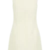 Vestido Angela de bouclé texturado – Marfil Vestido Angela de bouclé texturado – Marfil