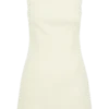 Vestido Angela de bouclé texturado – Marfil Vestido Angela de bouclé texturado – Marfil